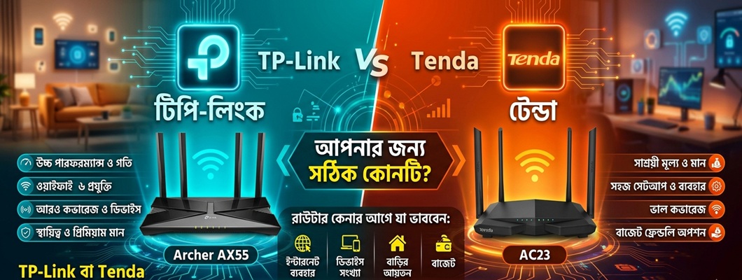 TP-Link নাকি Tenda রাউটার- কোনটি সেরা?