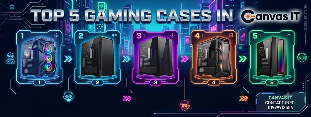 Top 5 Gaming Cases in 2026