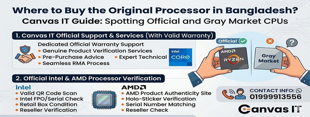 Where to Buy the Original Processor in Bangladesh?