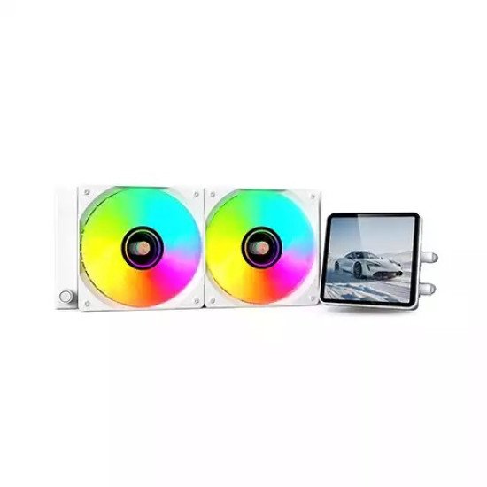 Acer Gadget ZUOOS SmartCool W240AL4.0W 240mm All-in-One Liquid CPU Cooler with 4 Inch IPS Display