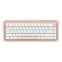 Durgod S230 Dual-Mode Wireless Mechanical Keyboard Cream Pink(Kailh Choc V2 Red)