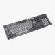Durgod K310 Backlit Hot-Swappable Mechanical Keyboard (Kailh Turbo Silver)
