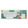 MONKA 6102 Aluminium Alloy Prebuilt Mechanical Keyboard Morning Fog - Cyan