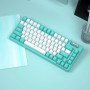MONKA AE75 Tri-Mode Gasket Hotswappable RGB Mechanical Keyboard Tiffany Blue