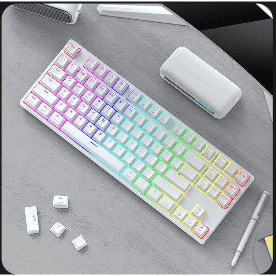 Monka A87 Pro TKL Tri Mode RGB Hotswappable Mechanical Keyboard