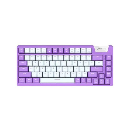 MONKA AE75 Tri-Mode Gasket Hotswappable RGB Mechanical Keyboard Purple