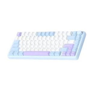 Monka A75 Tri Mode RGB Mechanical Keyboard Misty Blue 