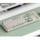 Monka K100 Tri-Mode Gasket Mount Hotswappable Mechanical Keyboard Retro OG