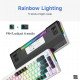 Zifriend AG68 Hot-Swappable Rainbow Backlit Mechanical Keyboard