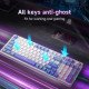 Zifriend AG98 Hot-Swappable Rainbow Backlit Mechanical Keyboard
