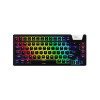 MONKA AE75 Tri-Mode Gasket Hotswappable RGB Mechanical Keyboard Black