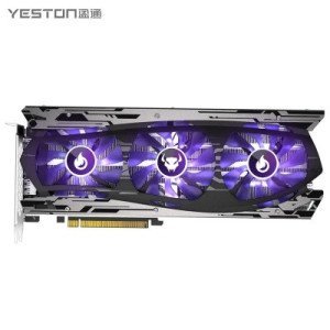 Yeston RTX 3060 12GB LB GDDR6 Backlit LHR Graphics Card 