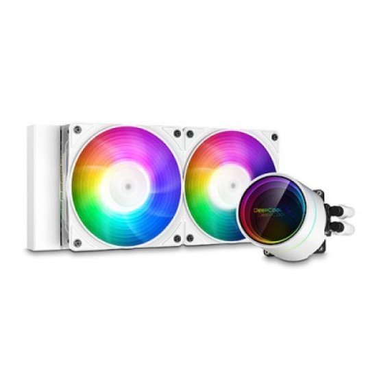 DeepCool Gammaxx L240 ARGB WH 240mm All In One Liquid CPU Cooler