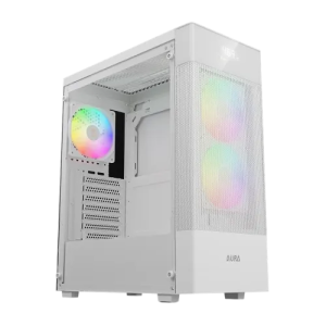 Gamdias AURA GC5 ELITE wh ARGB ATX Mid-Tower Gaming Casing With Digital Display