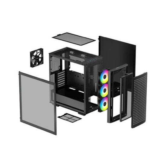DeepCool CK560 E-ATX Mid-Tower Gaming Casing