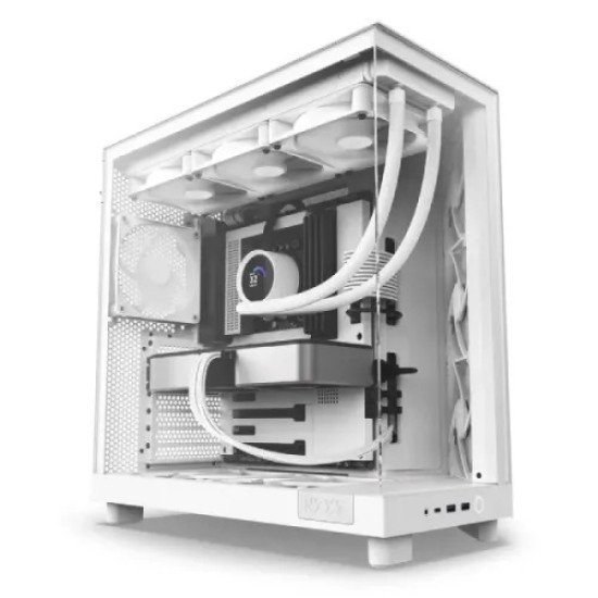 NZXT H6 Flow 2023 Compact Dual-Chamber Mid-tower Airflow Casing