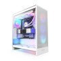 NZXT H7 Flow RGB 2024 Mid-Tower ATX Airflow White Casing With 360 RGB Fan