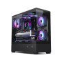 OVO CC2-D01 5X-ARGB INFINITY Fan ICE Cool Button Control Gaming Case