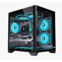 OVO F919-B Sea View 5 ARGB Infinity Fan Micro ATX Casing