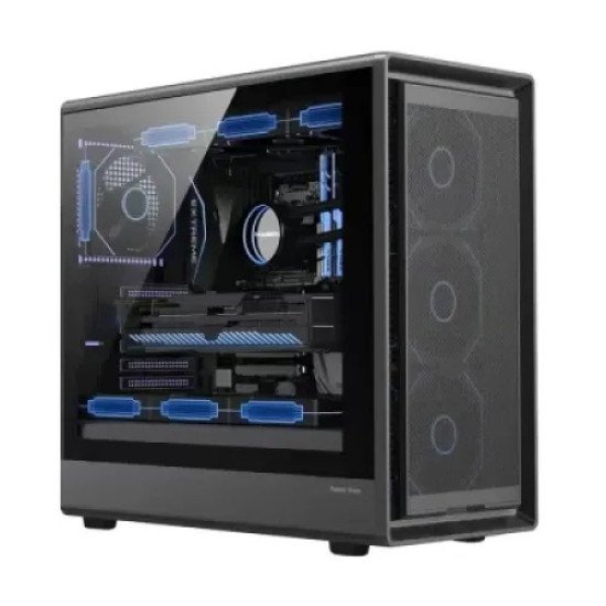 Power Train PT-G707B Mid Tower Black ATX Gaming Case