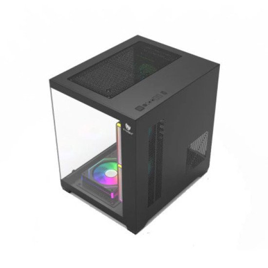 T-Wolf Mystery Box NV X5 Infinity ARGB M-ATX Mid Tower Gaming Casing