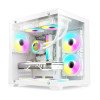 TECH POWER TM101 5 ARGB White Gaming Casing