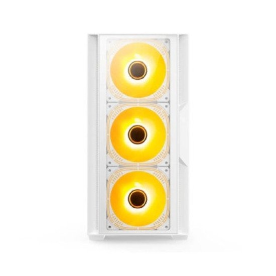 TECH POWER TM201 4 ARGB White Gaming Casing
