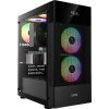 Gamdias AURA GC5 Digital Display Mesh ARGB Mid-Tower ATX Gaming Case