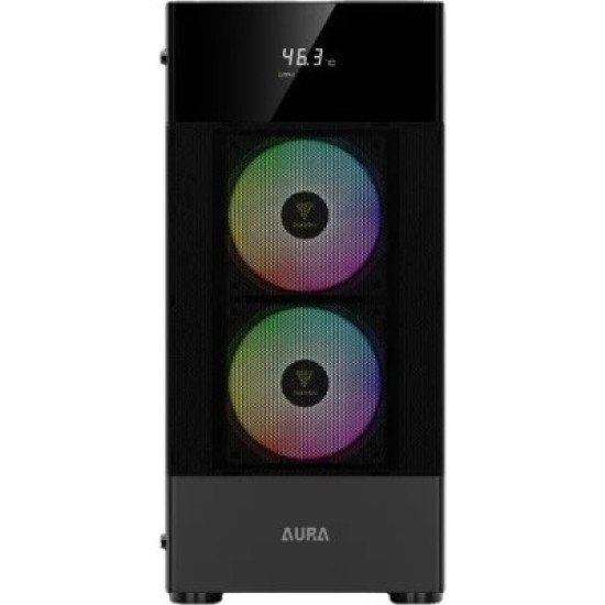 Gamdias AURA GC5 ELITE ARGB ATX Mid-Tower Gaming Casing With Digital Display