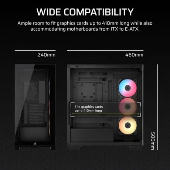 Corsair 3500X RS-R ARGB E-ATX Mid-Tower Casing
