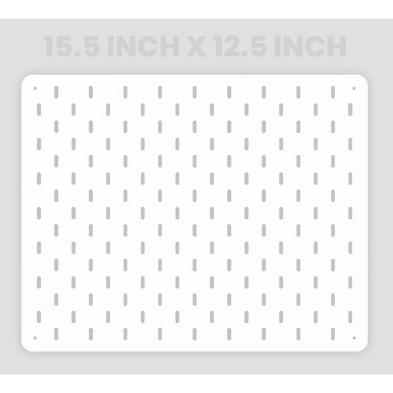 12.5 x 15.5 Square Inch Pegboard