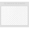 22 x 15.5 Square Inch Metal Pegboard