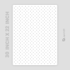 22 x 30 Square Inch Metal Pegboard