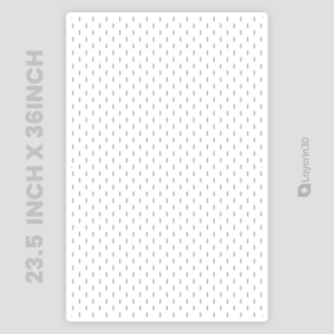 23.5 x 36.5 Square Inch Metal Pegboard