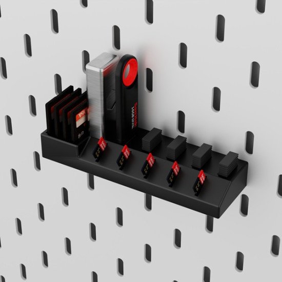 SD Card/Pendrive/Memory Card Holder Pegboard