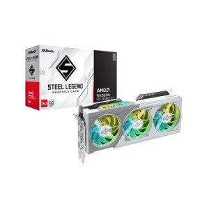 ASROCK AMD Radeon RX 9060 XT Steel Legend 16GB OC Graphics Card