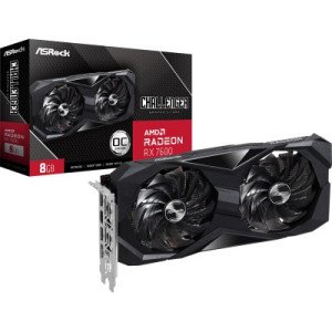 ASRock Radeon RX 7600 Challenger 8GB OC GDDR6 Graphics Card