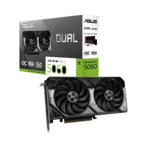 ASUS Dual GeForce RTX 5060 8GB GDDR7 OC Edition Graphics Card