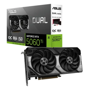 ASUS Dual GeForce RTX 5060 Ti 8GB GDDR6 OC Edition Graphics Card