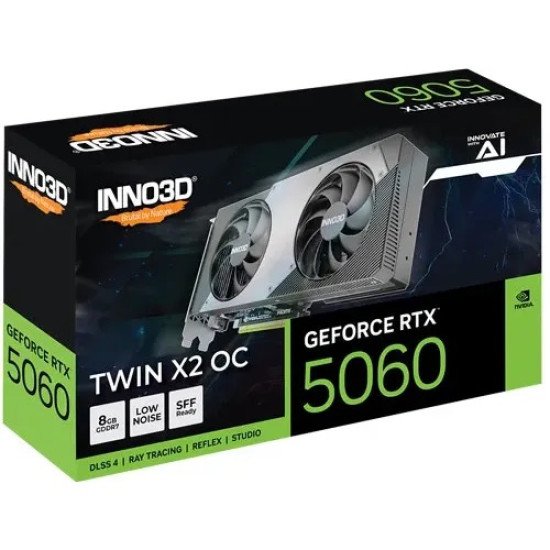 INNO3D GeForce RTX 5060 TWIN X2 OC 8GB GDDR7 Graphics Card