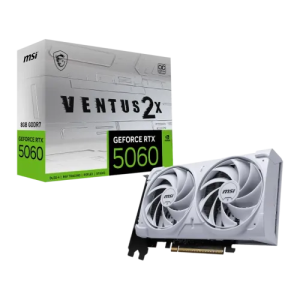 MSI GeForce RTX 5060 8G VENTUS 2X OC WHITE 8GB GDDR7 Graphics Card