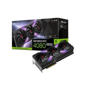 PNY GeForce RTX 4080 SUPER 16GB XLR8 Gaming VERTO EPIC X RGB Overclocked Triple Fan Graphics Card