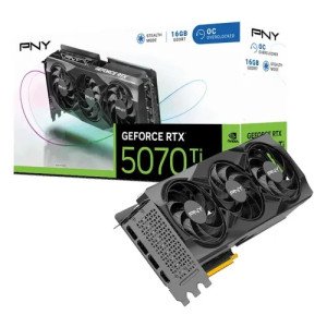 PNY GeForce RTX 5070 Ti OC Triple Fan 16GB GDDR7 Graphics Card