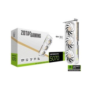 ZOTAC GAMING GeForce RTX 5070 AMP White Edition 12GB GDDR7 Graphics Card