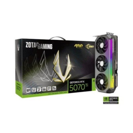 ZOTAC GAMING GeForce RTX 5070 Ti AMP Extreme INFINITY 16GB GDDR7 Graphics Card