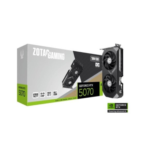 ZOTAC GAMING GeForce RTX 5070 Twin Edge OC 12GB GDDR7 Graphics Card