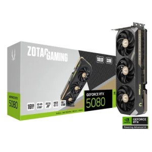 ZOTAC GAMING GeForce RTX 5080 SOLID CORE 16GB GDDR7 Graphics Card