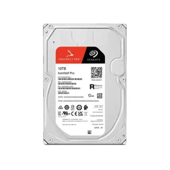 Seagate IronWolf Pro 10TB 3.5-inch SATA 7200RPM NAS HDD