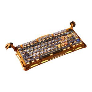 Gravastar Mercury K1 Pro Battle-Worn Yellow Mechanical Keyboard