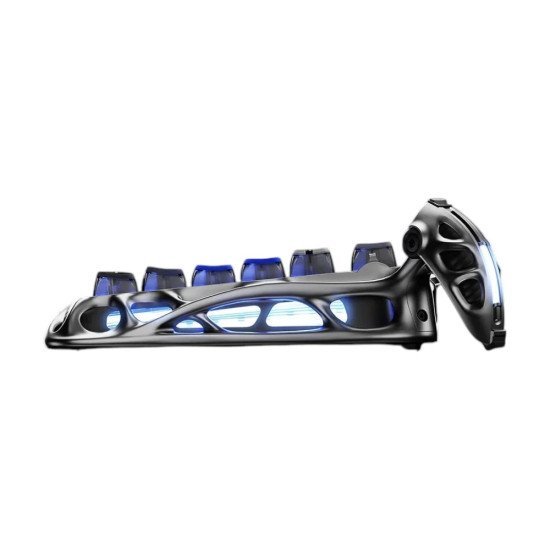 Gravastar Mercury K1 Pro Interstellar Silver Mechanical Keyboard